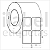 Etiqueta adesiva 40x60mm 4x6cm (2 colunas) Tyvek® p/ Zebra ZT230 S4M ZT410 Rolo c/ 90m Tubete 3 polegadas - Imagem 2