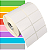 Etiqueta adesiva 45x25mm 4,5x2,5cm (2 colunas) Tyvek® p/ Zebra Argox Elgin - Rolo c/ 2142 (30m) - Imagem 1