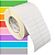 Etiqueta adesiva 50x15mm 5x1,5cm (2 colunas) Tyvek® p/ Zebra ZT230 S4M ZT410 - Rolo c/ 90m Tubete 3 polegadas - Imagem 1