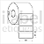 Etiqueta adesiva 50x20mm 5x2cm (1 coluna) Tyvek® p/ Zebra Argox Elgin - Rolo c/ 1304 (30m) - Imagem 2