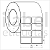 Etiqueta adesiva 50x30mm 5x3cm (2 colunas) Tyvek® p/ Zebra ZT230 S4M ZT410 Rolo c/ 90m Tubete 3 polegadas - Imagem 2