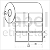 Etiqueta adesiva 50x35mm 5x3,5cm (2 colunas) Tyvek® p/ Zebra Argox Elgin - Rolo c/ 1578 (30m) - Imagem 2