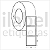 Etiqueta adesiva 50x50mm 5x5cm (1 coluna) Tyvek® p/ Zebra ZT230 S4M ZT410 Rolo c/ 1698 (90m) Tubete 3 polegadas - Imagem 2