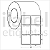 Etiqueta adesiva 50x50mm 5x5cm (2 colunas) Tyvek® p/ Zebra ZT230 S4M ZT410 - Rolo c/ 90m Tubete 3 polegadas - Imagem 2