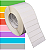 Etiqueta adesiva 80x20mm 8x2cm Tyvek® p/ Zebra ZT230 S4M ZT410 - Rolo c/ 3912 (90m) Tubete 3 polegadas - Imagem 1