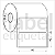Etiqueta adesiva 80x40mm 8x4cm Tyvek® p/ Zebra Argox Elgin - Rolo c/ 698 (30m) - Imagem 2