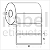 Etiqueta adesiva 90x35mm 9x3,5cm Tyvek® p/ Zebra Argox Elgin - Rolo c/ 789 (30m) - Imagem 2