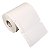 Etiqueta tag plástica 100x50mm 10x5cm (2 furos) Polietileno PE BCD 80 micras branco Zebra Argox Elgin Rolo c/ 600 (30m) - Imagem 1