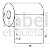 Etiqueta tag plástica 100x50mm 10x5cm (2 furos) Polietileno PE BCD 200 micras branco Zebra Argox Elgin Rolo c/ 600 (30m) - Imagem 2
