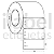 Etiqueta tag plástica 100x50mm 10x5cm (2 furos) Polietileno PE BCD 150 micras branco Zebra ZT230 S4M Rolo 90m Tub 3 pol - Imagem 1