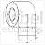 Etiqueta tag roupa plástica 50x75mm 5x7,5cm (2 col) 1 picote Polietileno PE BCD 200 micras Zebra S4M Rolo 90m Tub 3 pol - Imagem 1
