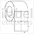 Etiqueta tag roupa plástica 50x75mm 5x7,5cm (2 col) sem picote Polietileno PE BCD 140 micras Zebra Rolo 90m Tubete 3 pol - Imagem 1