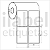 Etiqueta adesiva 50x75mm 5x7,5cm (2 colunas) Couche p/ Zebra Argox Elgin - Rolo c/ 768 (30m) - Imagem 1