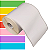 Etiqueta adesiva 100x200mm 10x20cm Couche p/ Zebra Argox Elgin - Rolo c/ 147 (30m) - Imagem 1