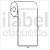 Etiqueta adesiva 100x200mm 10x20cm Couche p/ Zebra Argox Elgin - Rolo c/ 147 (30m) - Imagem 2