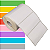 Etiqueta adesiva 100x70mm 10x7cm Couche p/ Zebra Argox Elgin - Rolo c/ 411 (30m) - Imagem 1