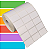 Etiqueta adesiva 33x21mm 3,3x2,1cm (3 colunas) Couche p/ Zebra Argox Elgin - Rolo c/ 3750 (30m) - Imagem 1