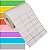 Etiqueta adesiva 33x17mm 3,3x1,7cm (3 colunas) Couche p/ Zebra Argox Elgin - Rolo c/ 4500 (30m) - Imagem 1