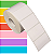 Etiqueta adesiva 50x30mm 5x3cm (1 coluna) Couche p/ Zebra Argox Elgin - Rolo c/ 909 (30m) - Imagem 1