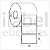 Etiqueta adesiva 50x30mm 5x3cm (1 coluna) Couche p/ Zebra Argox Elgin - Rolo c/ 909 (30m) - Imagem 2