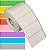 Etiqueta adesiva 60x30mm 6x3cm Couche p/ Zebra Argox Elgin - Rolo c/ 909 (30m) - Imagem 1