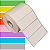Etiqueta adesiva 80x30mm 8x3cm Couche p/ Zebra Argox Elgin - Rolo c/ 909 (30m) - Imagem 1