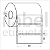 Etiqueta adesiva 80x30mm 8x3cm Couche p/ Zebra Argox Elgin - Rolo c/ 909 (30m) - Imagem 2