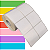Etiqueta adesiva 50x50mm 5x5cm (2 colunas) BOPP p/ Zebra Argox Elgin - Rolo c/ 1132 (30m) - Imagem 1