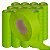 Etiqueta refil Etiquetadora Tovel (22x12mm ondulada) - 120 rolos com 1000 - Imagem 4