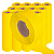 Etiqueta refil Etiquetadora Tovel (22x12mm ondulada) - 120 rolos com 1000 - Imagem 5