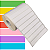 Etiqueta adesiva 50x15mm 5x1,5cm (2 colunas s/ espaçamento) BOPP p/ Zebra Argox Elgin - Rolo c/ 3332 (30m) - Imagem 1