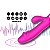 VIBRADOR SIME RABBIT  30 MODOS DE VIBRAÇÕES A PILHA - Imagem 1