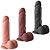 Prótese Maciça Realística Com Ventosa 19 X 4,5Cm Soulsex - Imagem 1