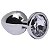 PLUG ANAL EM METAL COM PEDRA TAMANHO M - Imagem 1