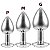 PLUG ANAL EM METAL COM PEDRA TAMANHO M - Imagem 9
