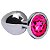 PLUG ANAL EM METAL COM PEDRA TAMANHO M - Imagem 3
