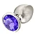 PLUG ANAL EM METAL COM PEDRA TAMANHO M - Imagem 5