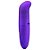VIBRADOR PONTO G EM ABS COM TEXTURA AVELUDADA - Imagem 3