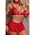 CONJUNTO EM RENDA COM COLEIRA, ALGEMAS, PERSEX E MINI SAIA PERSONALIZÁVEL - Imagem 2