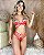 CONJUNTO EM TULE BORDADO COM ROSAS - Imagem 2