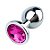 PLUG ANAL EM METAL COM PEDRA TAMANHO P - Imagem 5