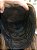 peruca cabelo humano chanel castanho acaju com franja - Imagem 5