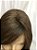 peruca  cabelo natural castanho claro - Imagem 3
