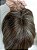 peruca cabelo humano com mechas frontal em micropele - Imagem 7