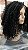 peruca front lace wig cabelo organico preto - Imagem 4