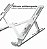 Suporte Em Alumínio Para Notebook E MacBook Com Altura Ajustável - Imagem 4