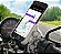 Suporte de Celular em Alumínio para Motos BMW R1200 e 1250GS, Tiger 800 e 1200, Harley - Prata - Imagem 4