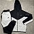 Conjunto Tech Fleece Preto c\ Cinza - Imagem 1