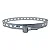 Cinta Abraçadeira De Poste Parafuso Bap 3 1200mm - Kit 3 unidades - Imagem 2