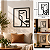 Conjunto de Quadros Decorativos Rosto Geométrico Egípcio - Imagem 2